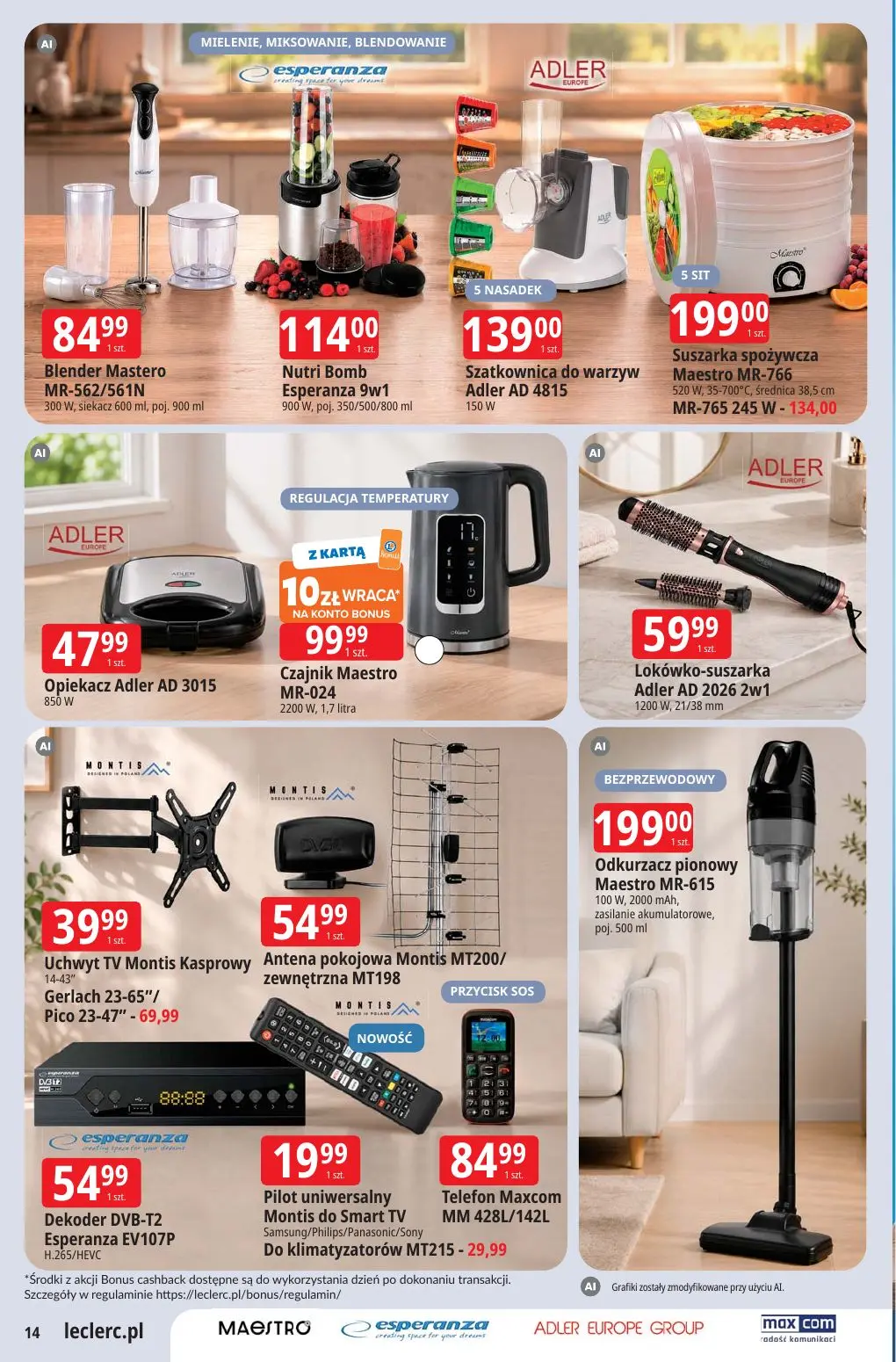 gazetka promocyjna E.Leclerc Tylko w E.Leclerc - oferta rozszerzona - Strona 14