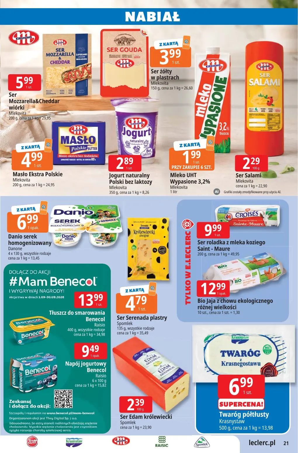 gazetka promocyjna E.Leclerc Tylko w E.Leclerc - oferta rozszerzona - Strona 21