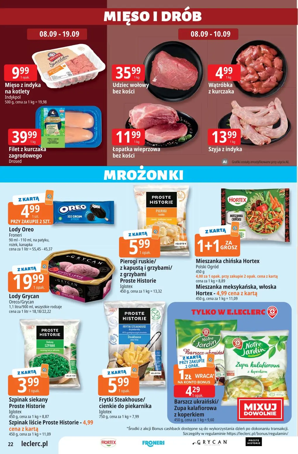 gazetka promocyjna E.Leclerc Tylko w E.Leclerc - oferta rozszerzona - Strona 22