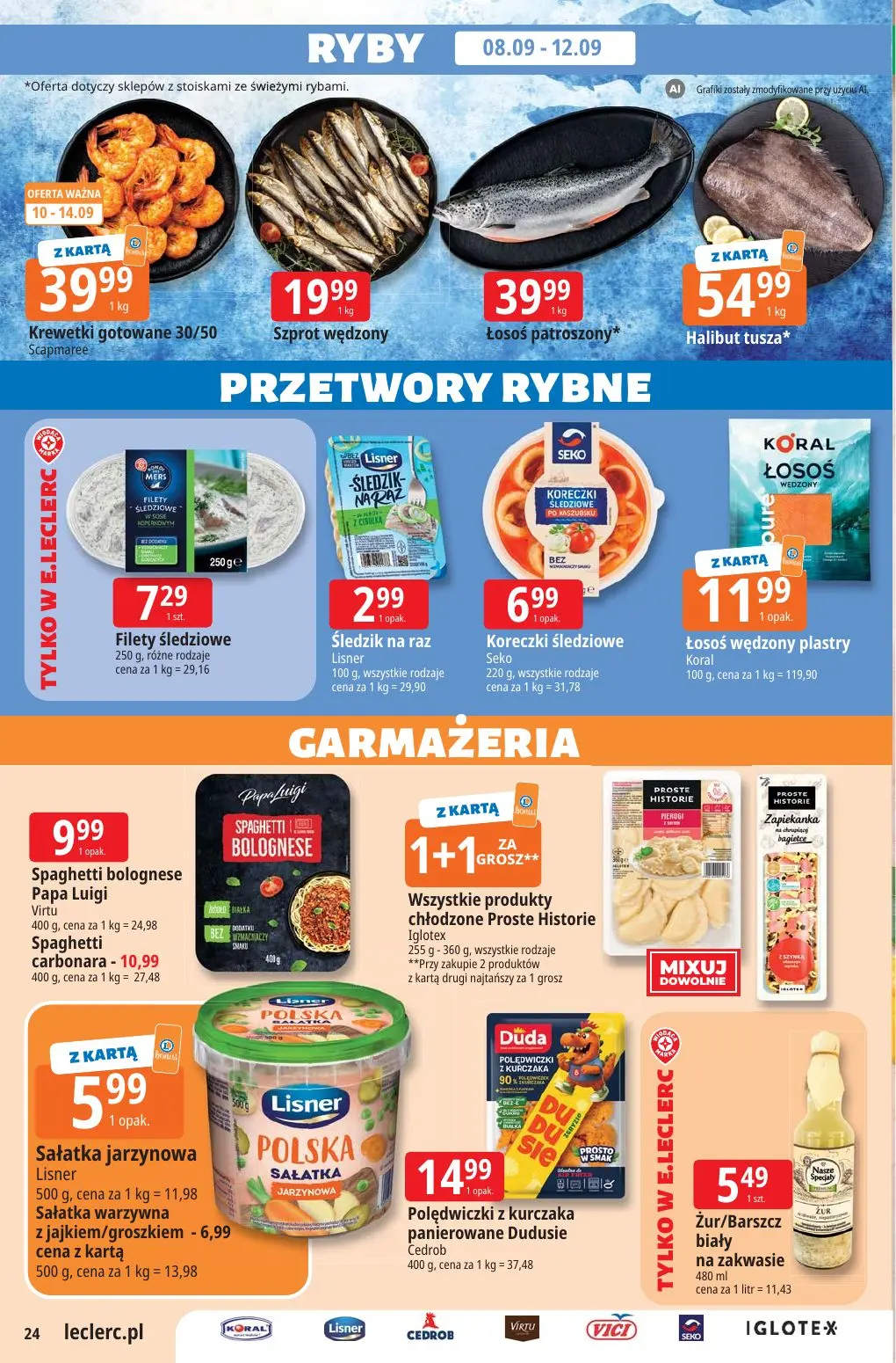 gazetka promocyjna E.Leclerc Tylko w E.Leclerc - oferta rozszerzona - Strona 24