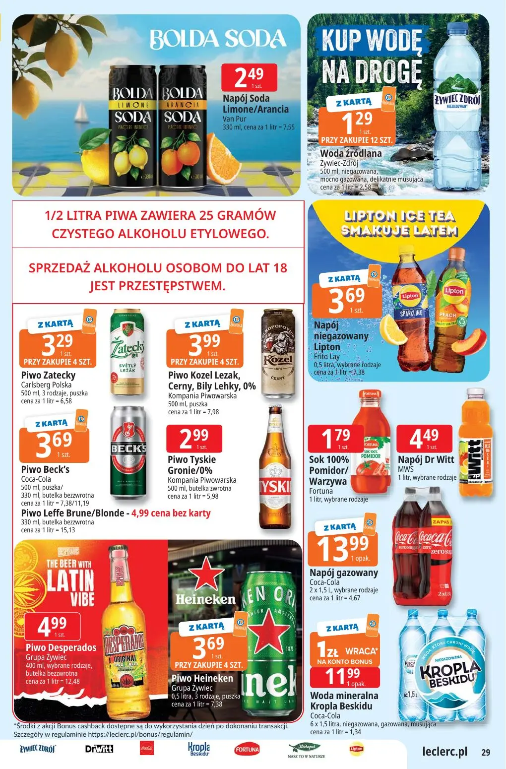gazetka promocyjna E.Leclerc Tylko w E.Leclerc - oferta rozszerzona - Strona 29