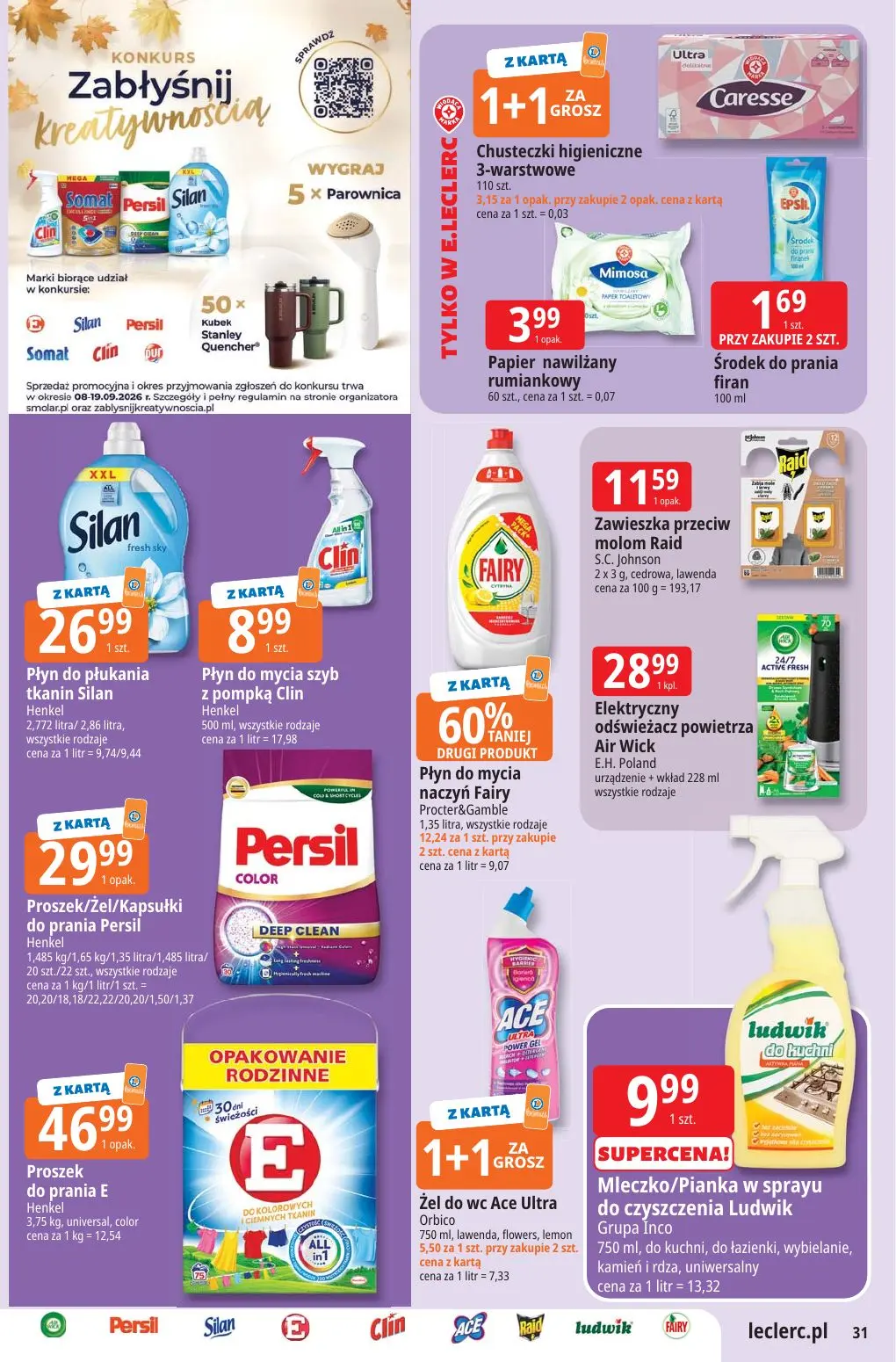 gazetka promocyjna E.Leclerc Tylko w E.Leclerc - oferta rozszerzona - Strona 31