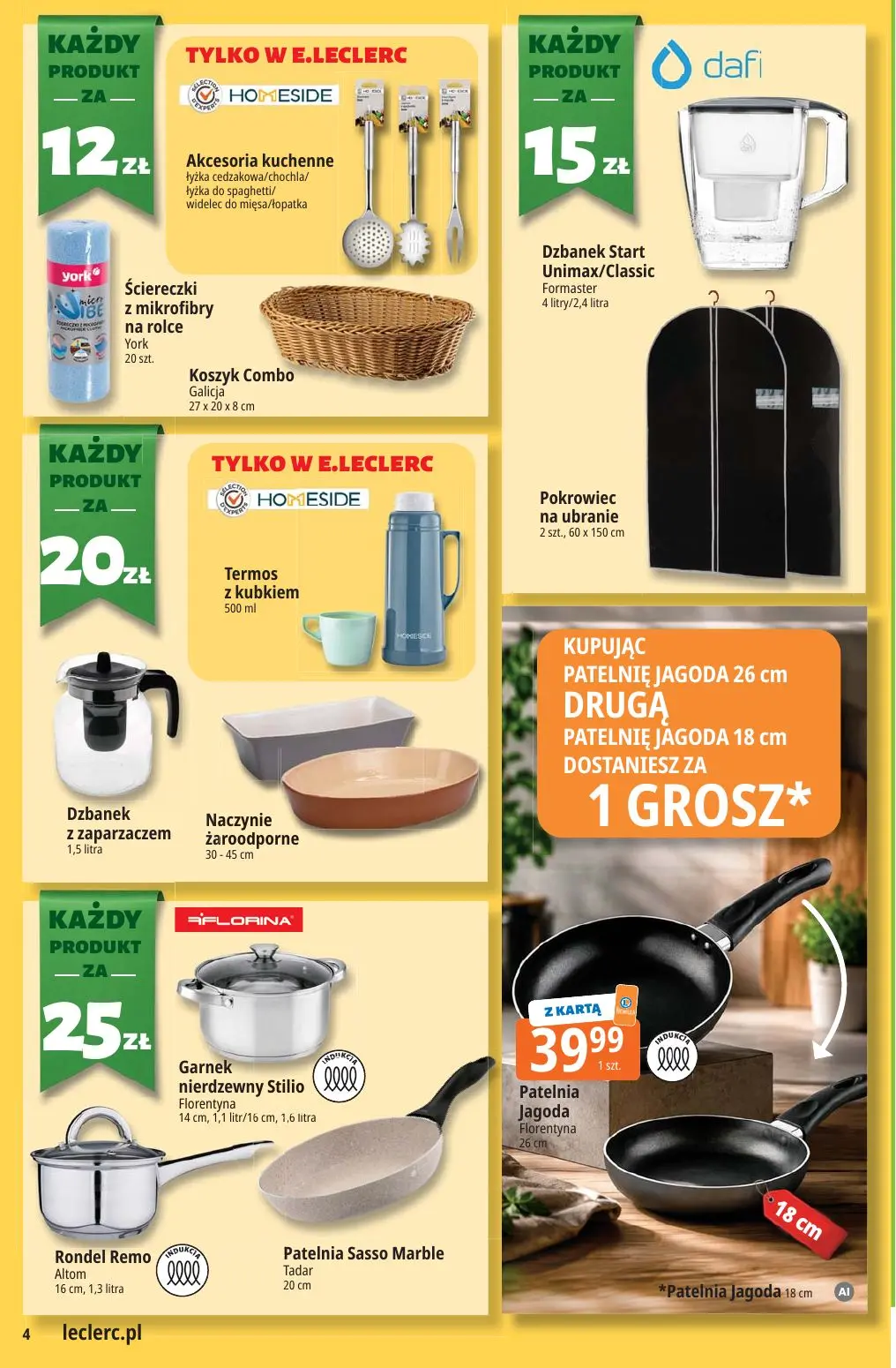 gazetka promocyjna E.Leclerc Tylko w E.Leclerc - Strona 4