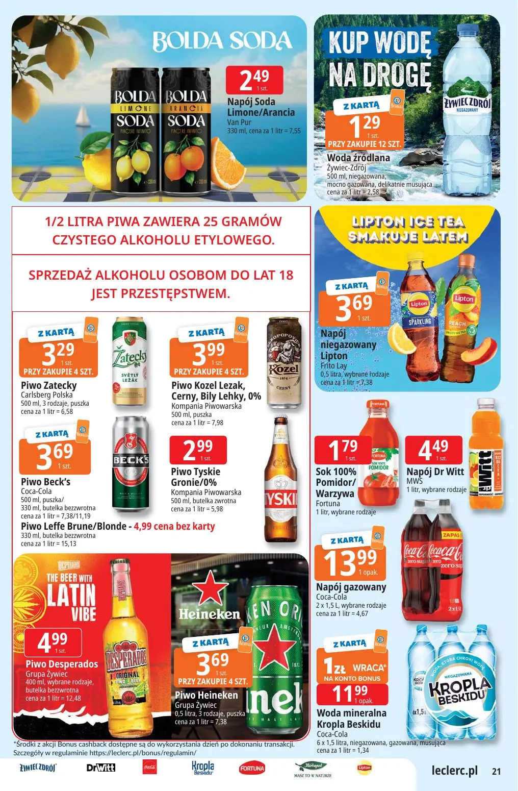 gazetka promocyjna E.Leclerc Tylko w E.Leclerc - Strona 21