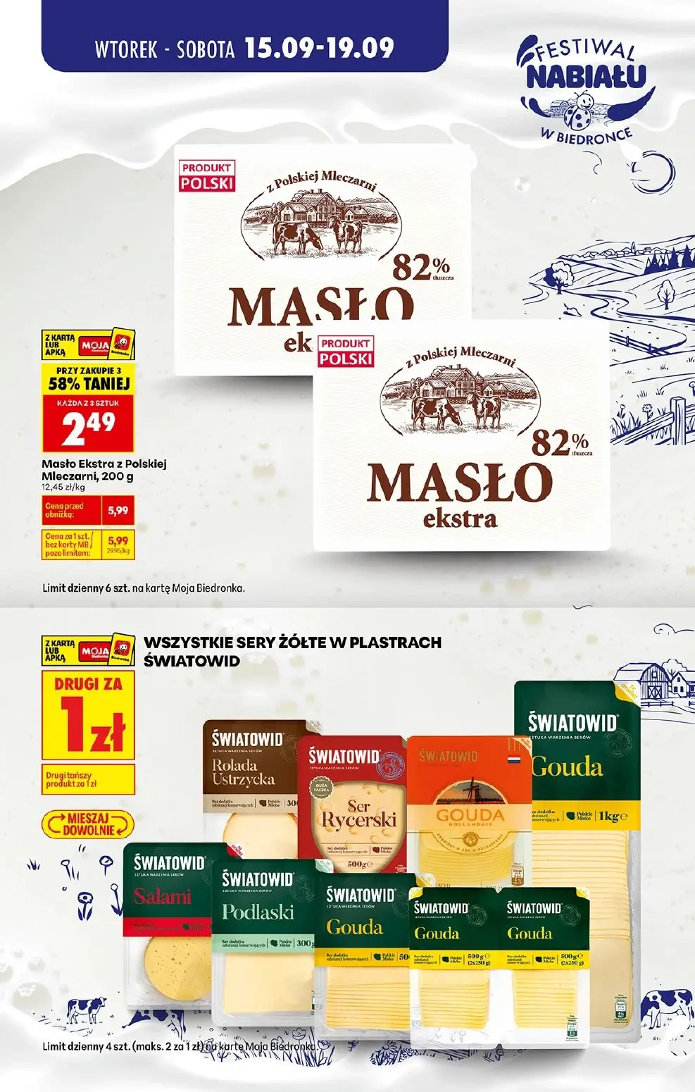 gazetka promocyjna Biedronka Festiwal nabiału - Strona 3