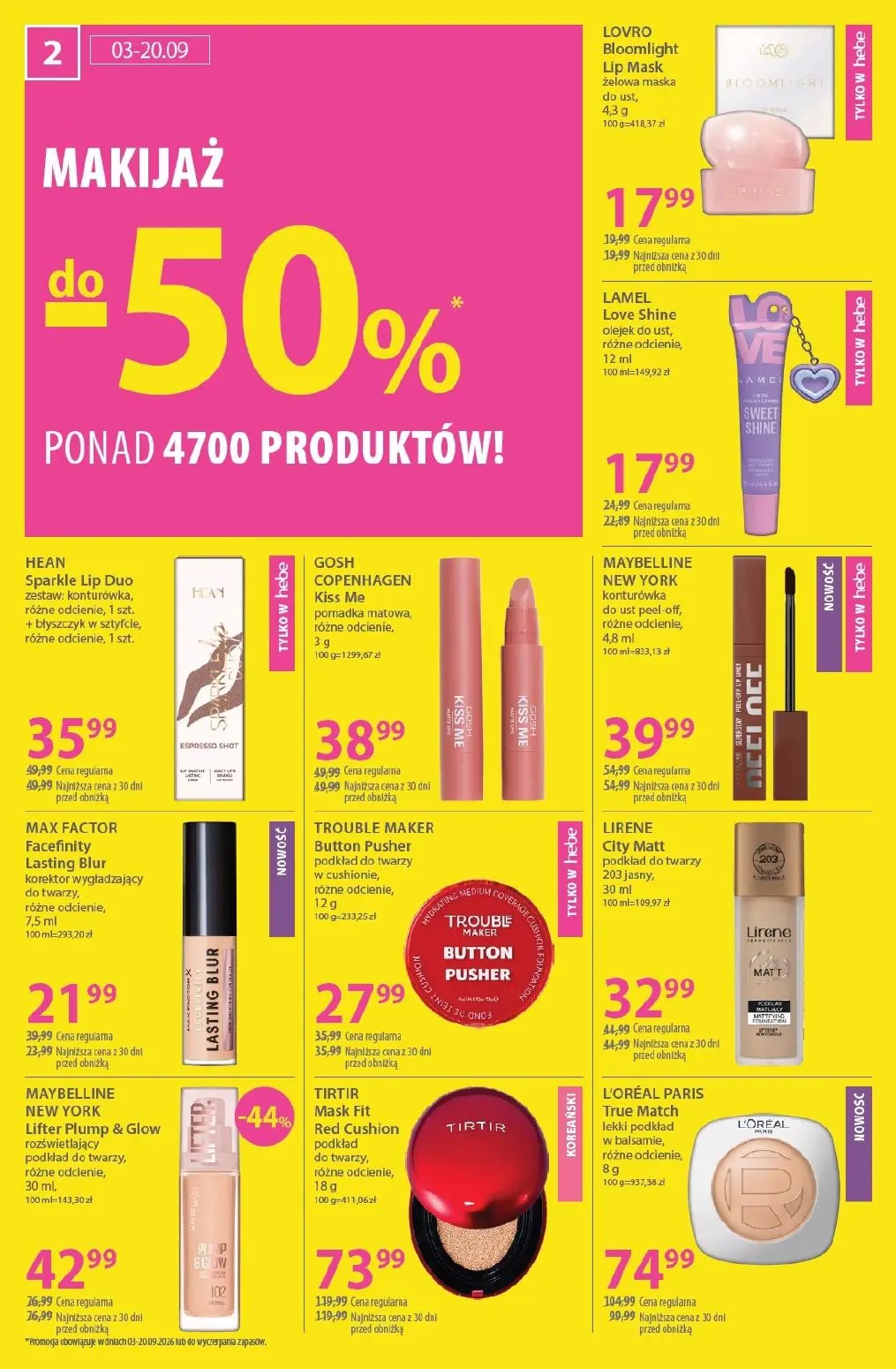 gazetka promocyjna hebe Zawsze w niskiej cenie - Strona 2