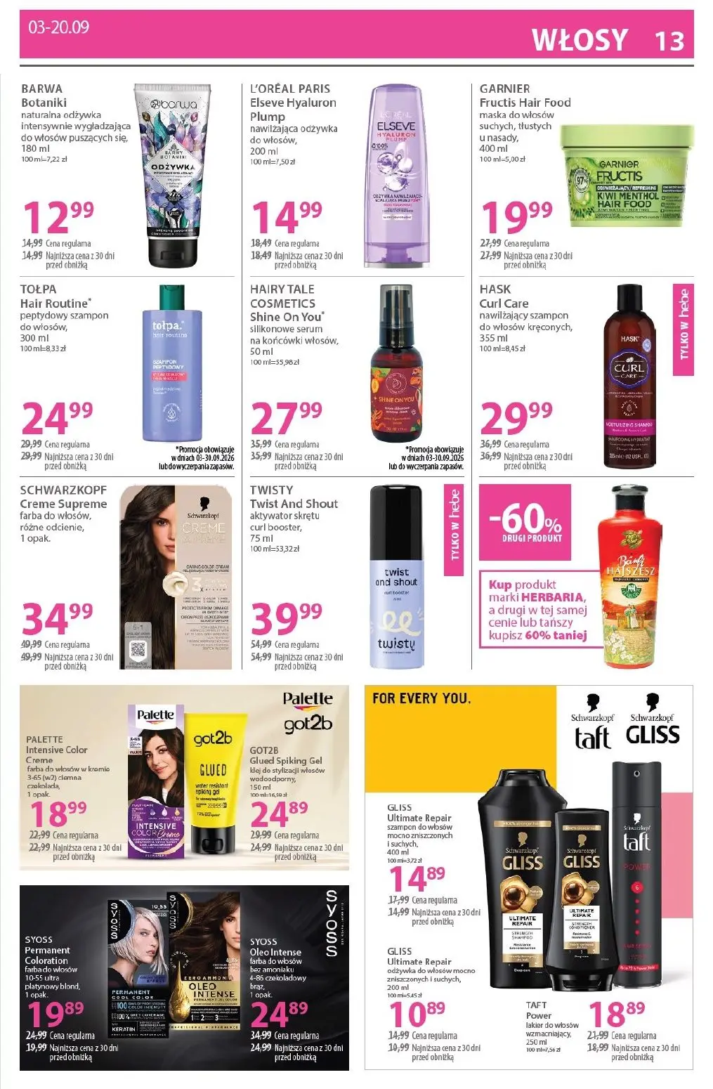 gazetka promocyjna hebe Zawsze w niskiej cenie - Strona 13