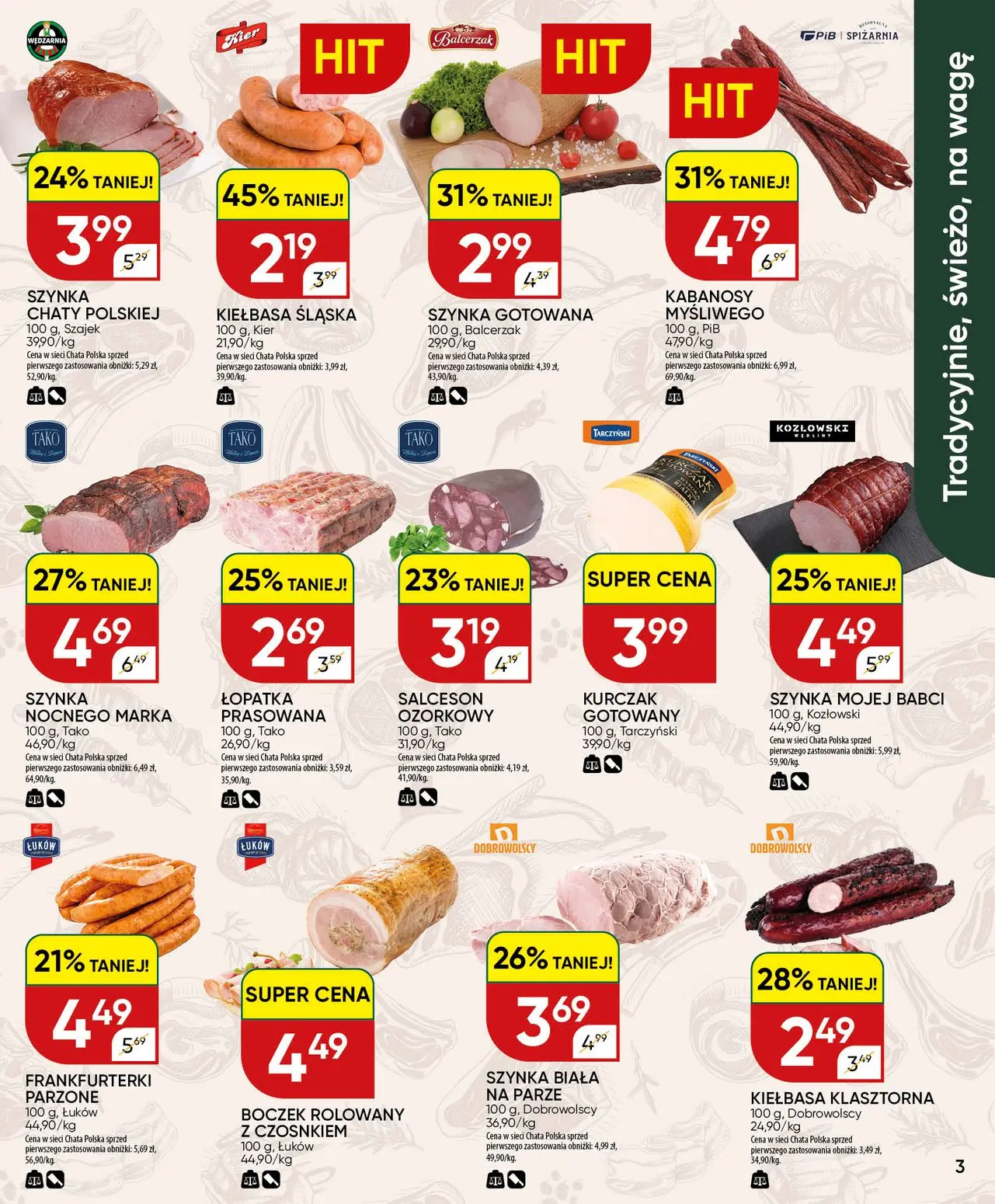 gazetka promocyjna Chata Polska Po mięso? Tylko do Chaty! - Strona 3