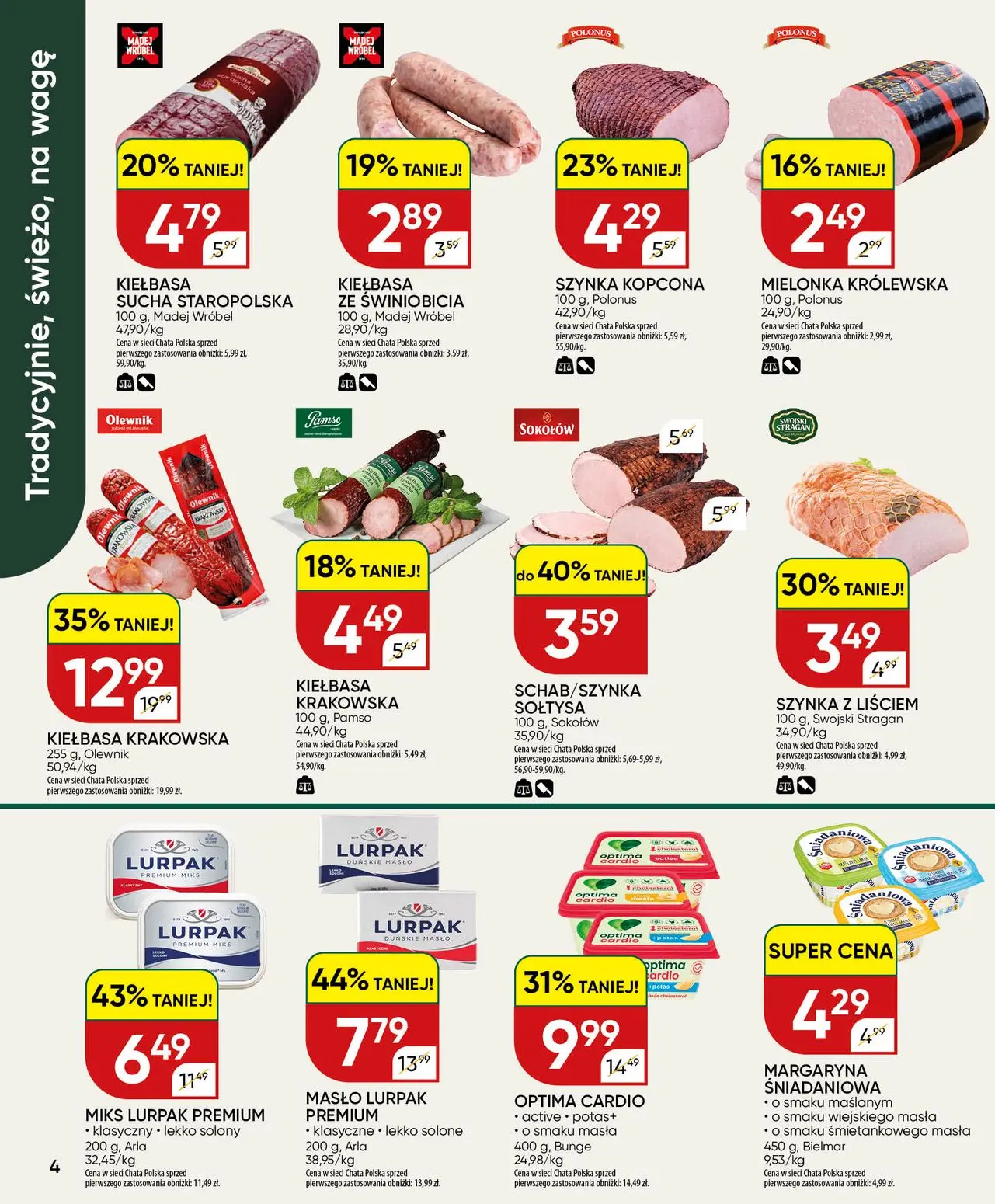 gazetka promocyjna Chata Polska Po mięso? Tylko do Chaty! - Strona 4