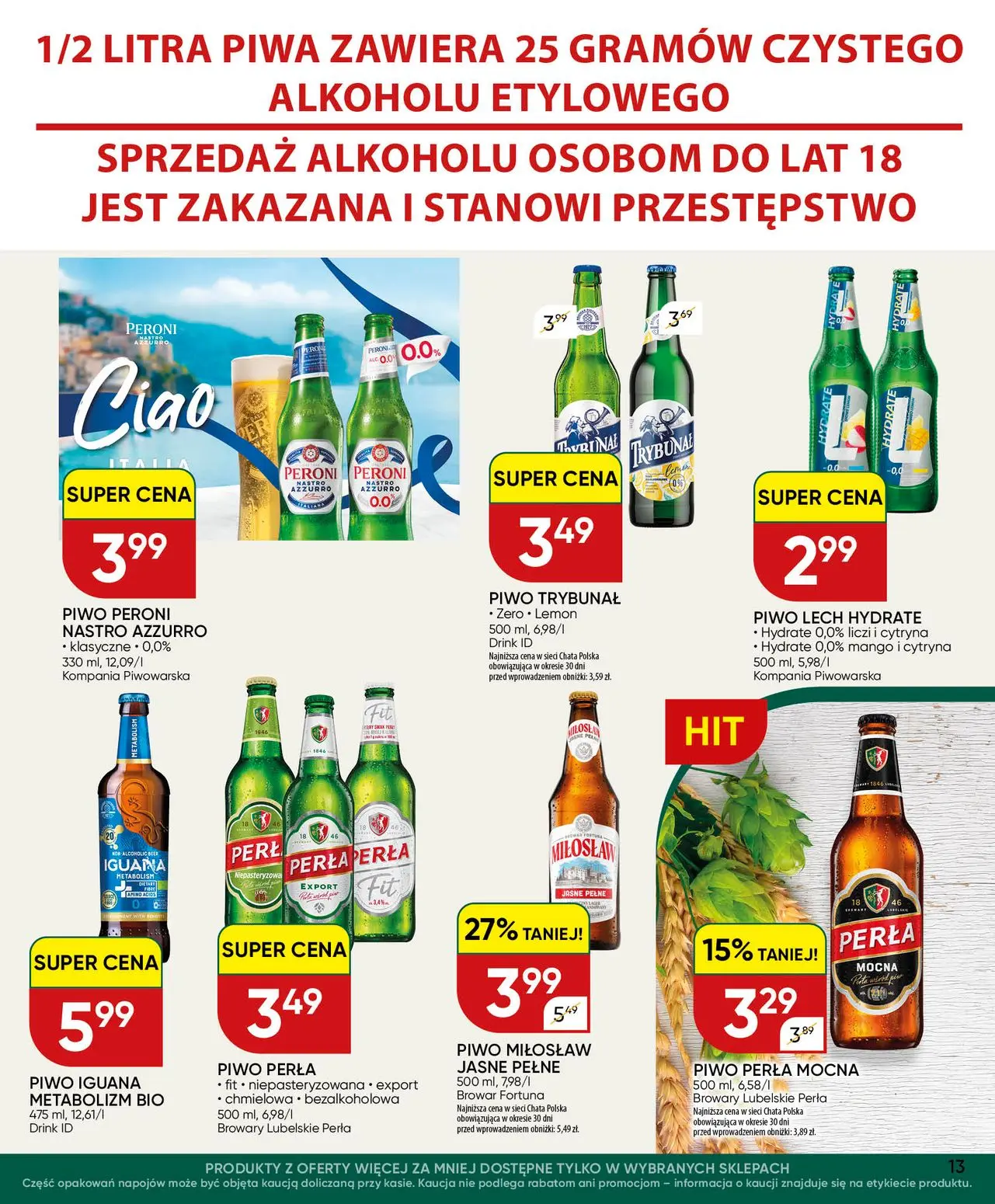 gazetka promocyjna Chata Polska Po mięso? Tylko do Chaty! - Strona 13