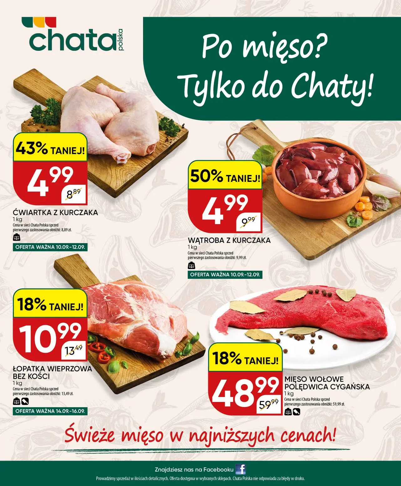 gazetka promocyjna Chata Polska Po mięso? Tylko do Chaty! - Strona 20