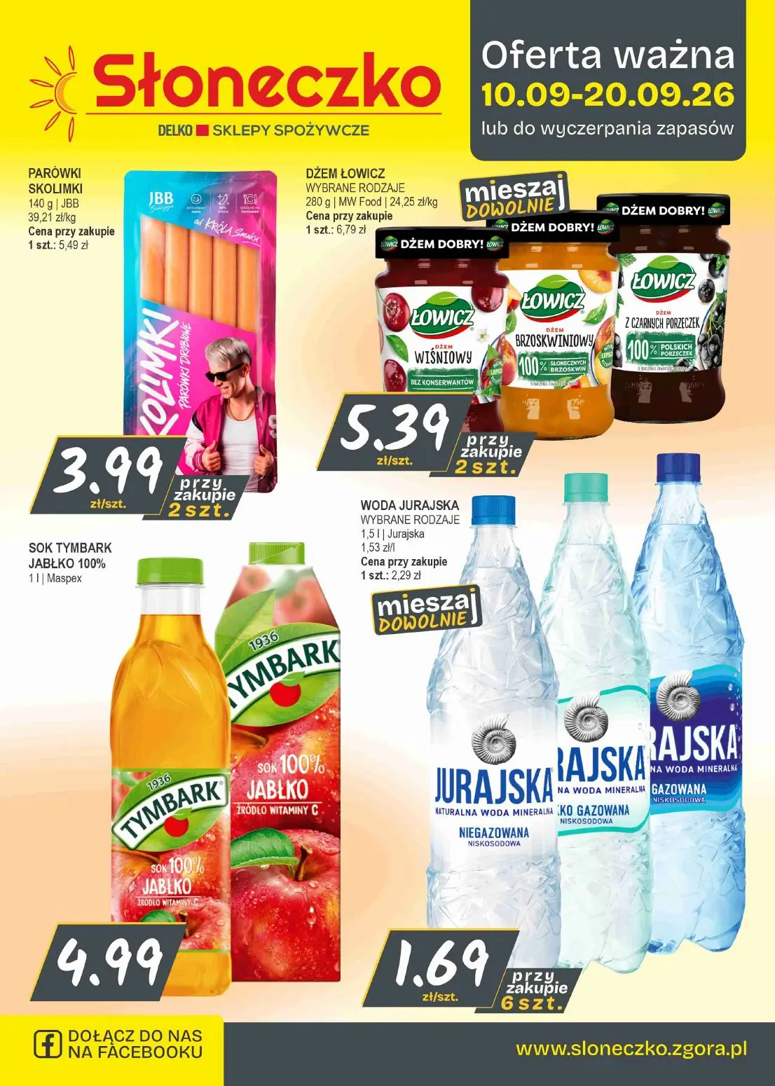 gazetka promocyjna Słoneczko - Strona 1