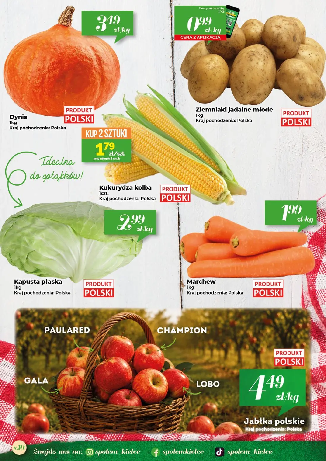 gazetka promocyjna Społem Kielce  - Strona 10