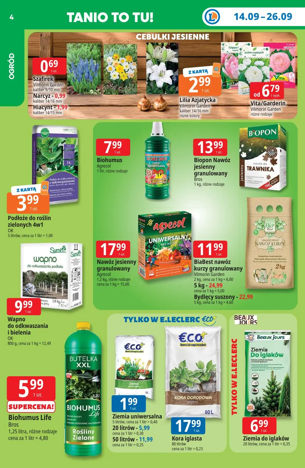 gazetka promocyjna E.Leclerc Tanio to tu! - Strona 4
