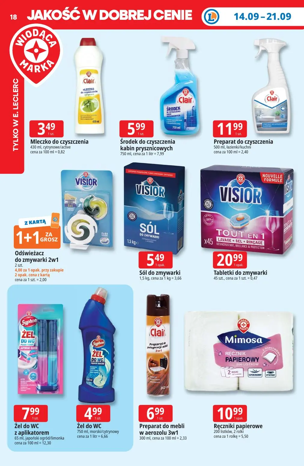 gazetka promocyjna E.Leclerc Tanio to tu! - Strona 18