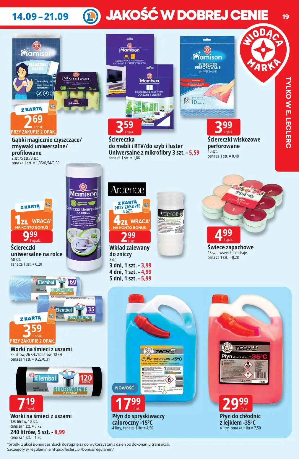 gazetka promocyjna E.Leclerc Tanio to tu! - Strona 19