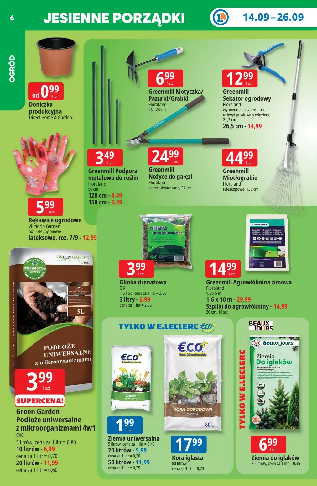 gazetka promocyjna E.Leclerc Tanio to tu! (oferta rozszerzona) - Strona 6