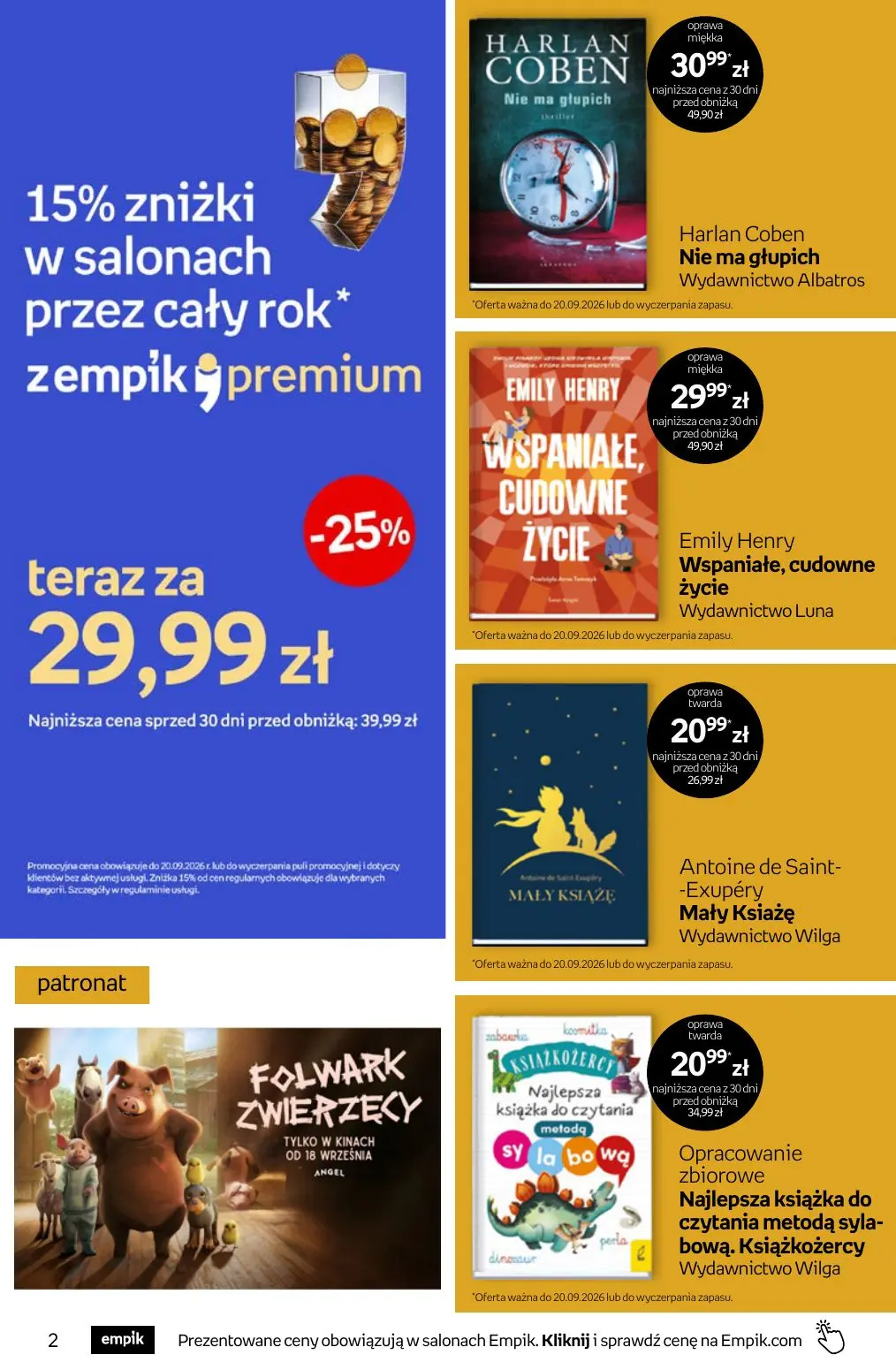 gazetka promocyjna Empik Tom kultury - Strona 2