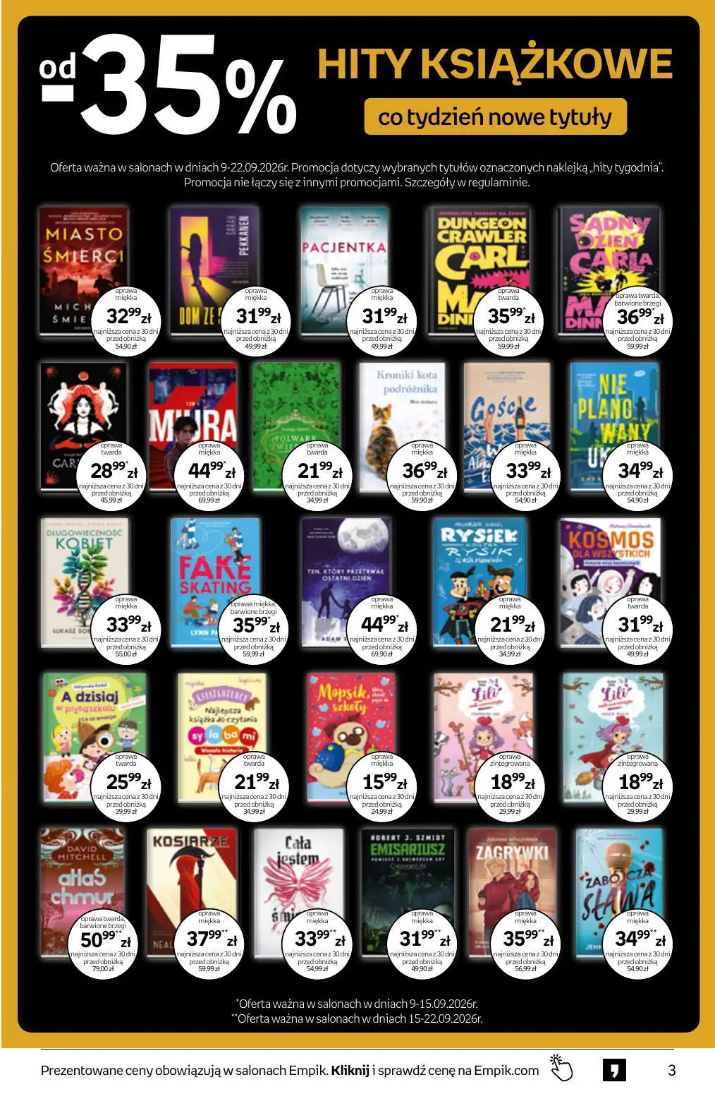 gazetka promocyjna Empik Tom kultury - Strona 3