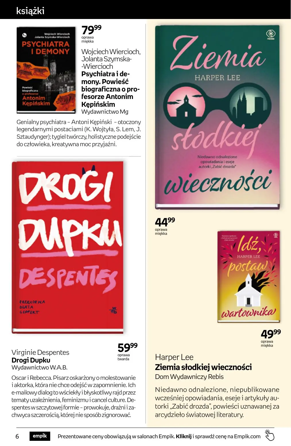 gazetka promocyjna Empik Tom kultury - Strona 6