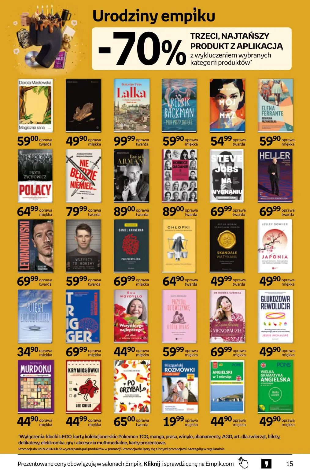 gazetka promocyjna Empik Tom kultury - Strona 15