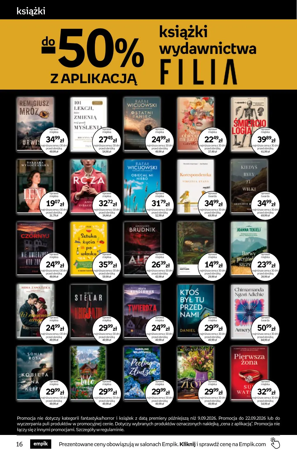gazetka promocyjna Empik Tom kultury - Strona 16