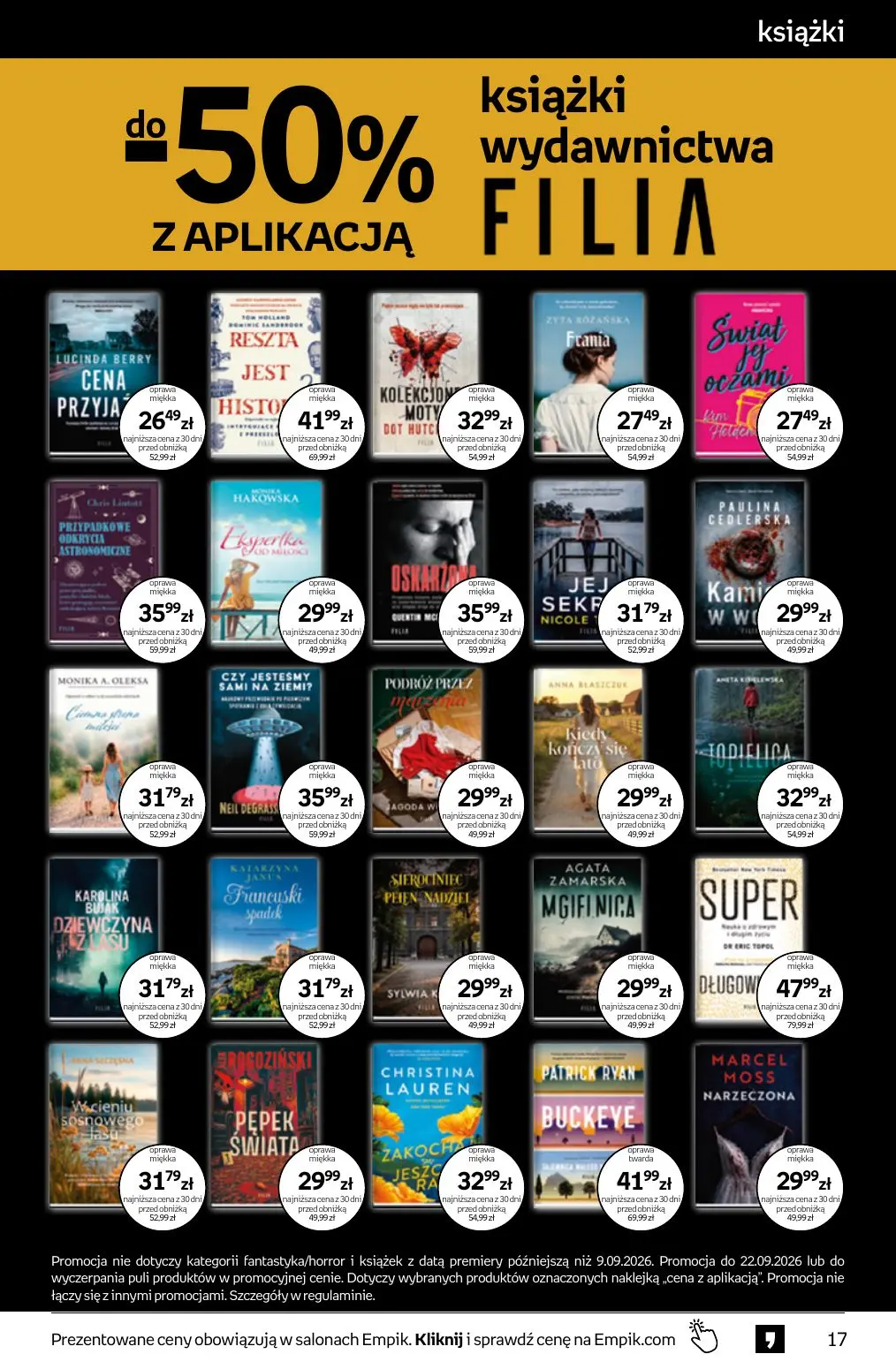 gazetka promocyjna Empik Tom kultury - Strona 17