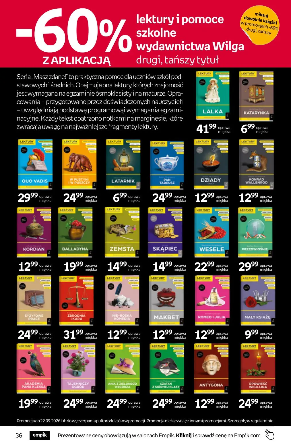 gazetka promocyjna Empik Tom kultury - Strona 36