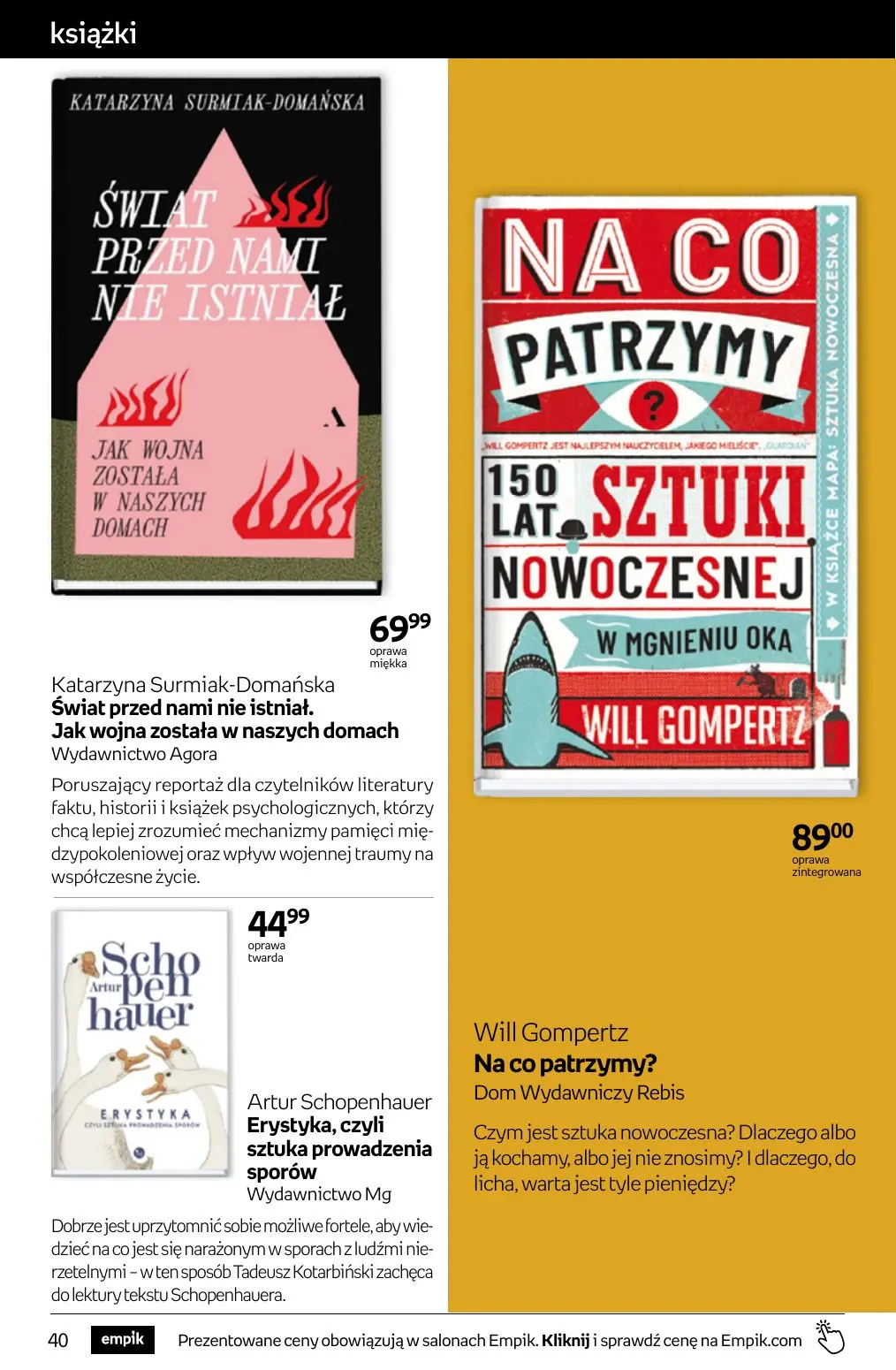 gazetka promocyjna Empik Tom kultury - Strona 40