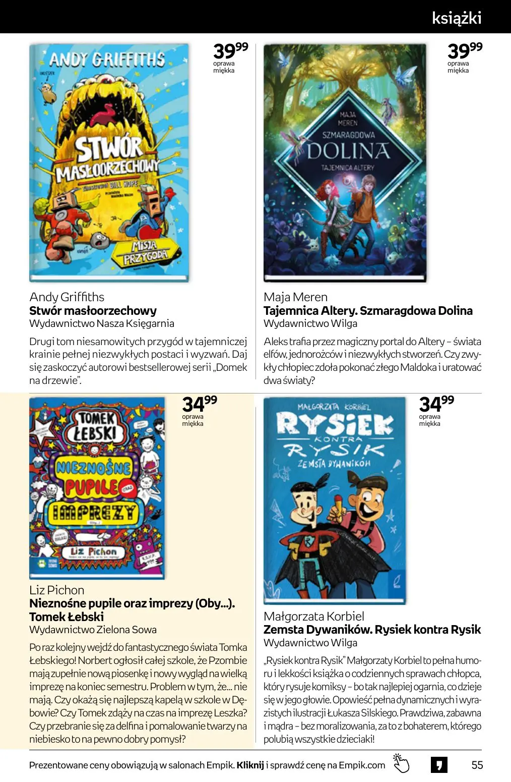 gazetka promocyjna Empik Tom kultury - Strona 55