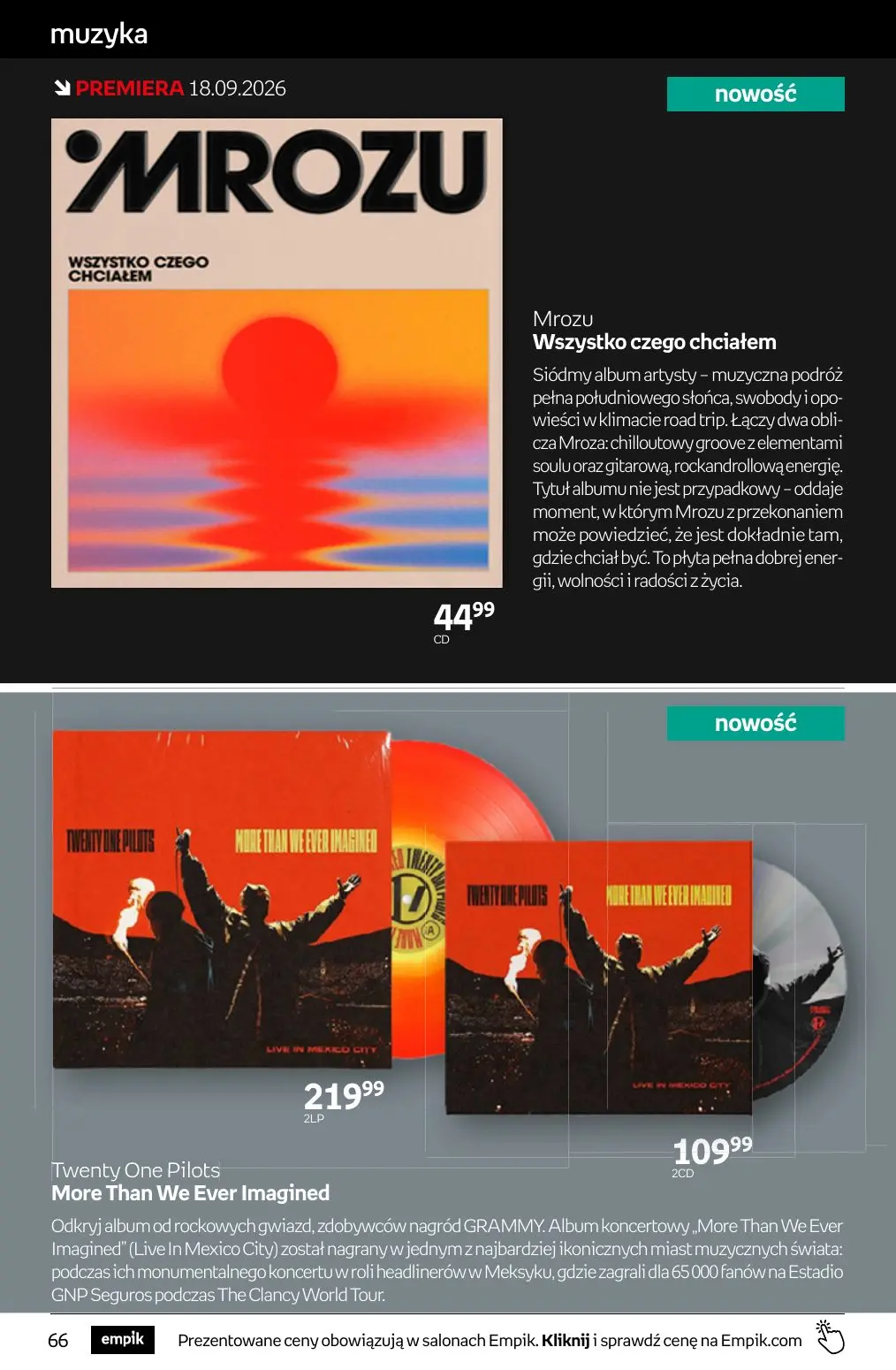 gazetka promocyjna Empik Tom kultury - Strona 66