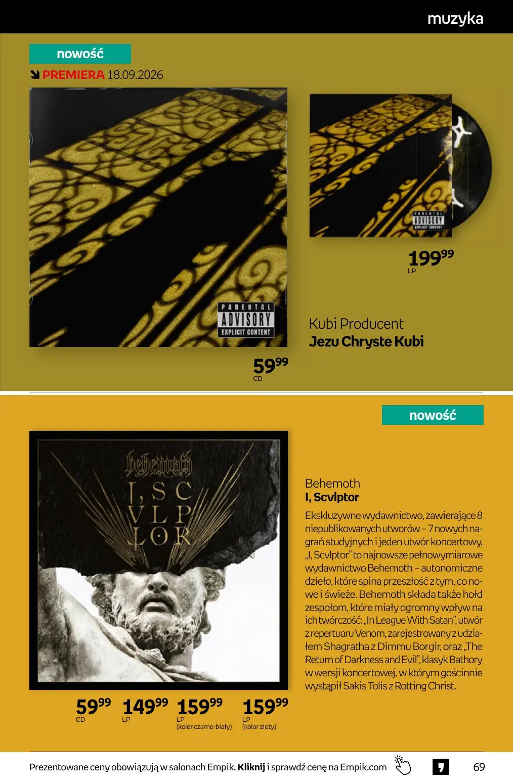 gazetka promocyjna Empik Tom kultury - Strona 69