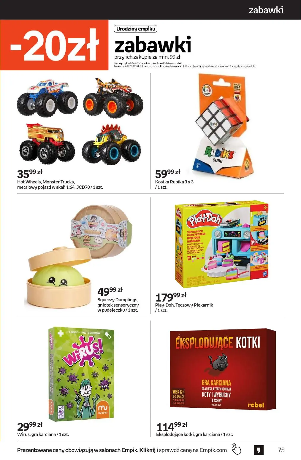 gazetka promocyjna Empik Tom kultury - Strona 75