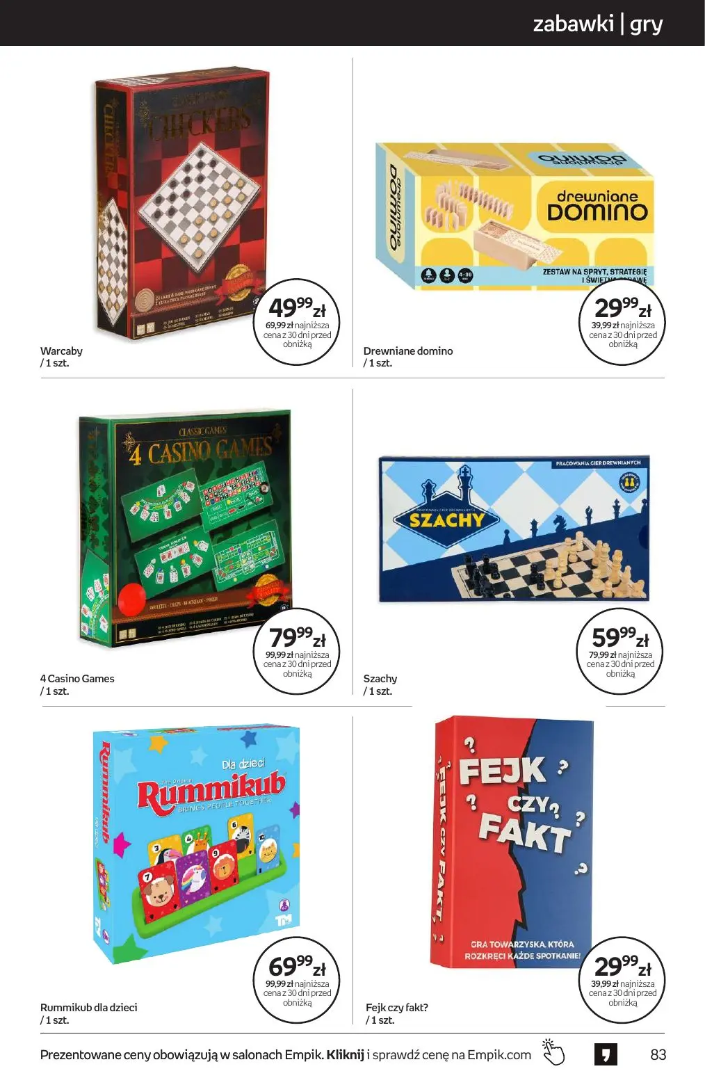 gazetka promocyjna Empik Tom kultury - Strona 83