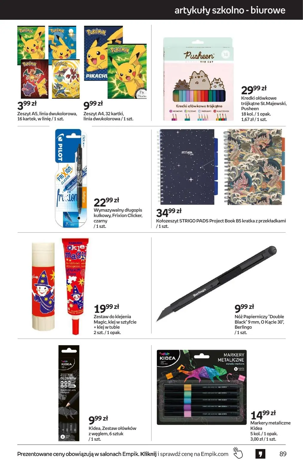 gazetka promocyjna Empik Tom kultury - Strona 89