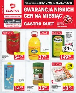 Gazetka promocyjna SELGROS, ważna od 2026-08-27 do 2026-09-23.