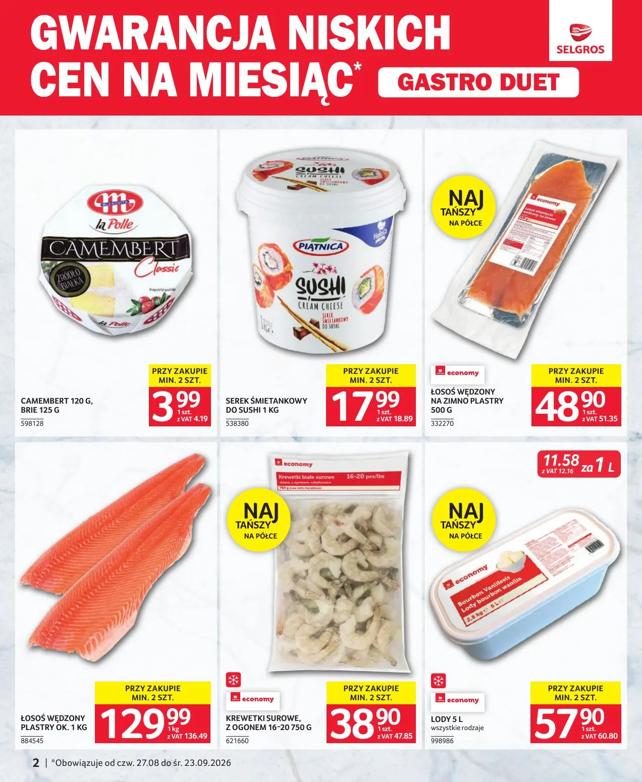 gazetka promocyjna SELGROS Gastro duet - Strona 2