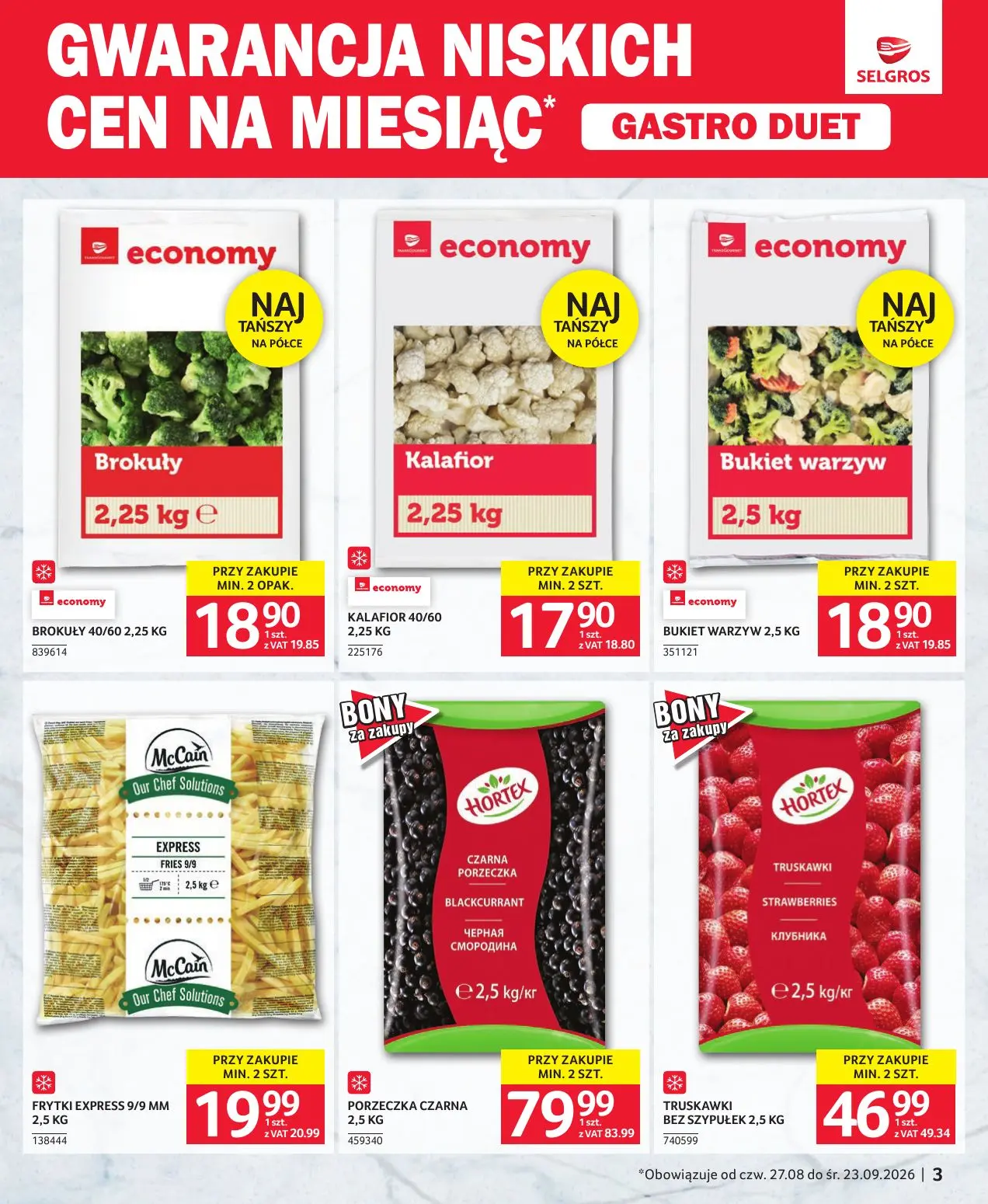 gazetka promocyjna SELGROS Gastro duet - Strona 3