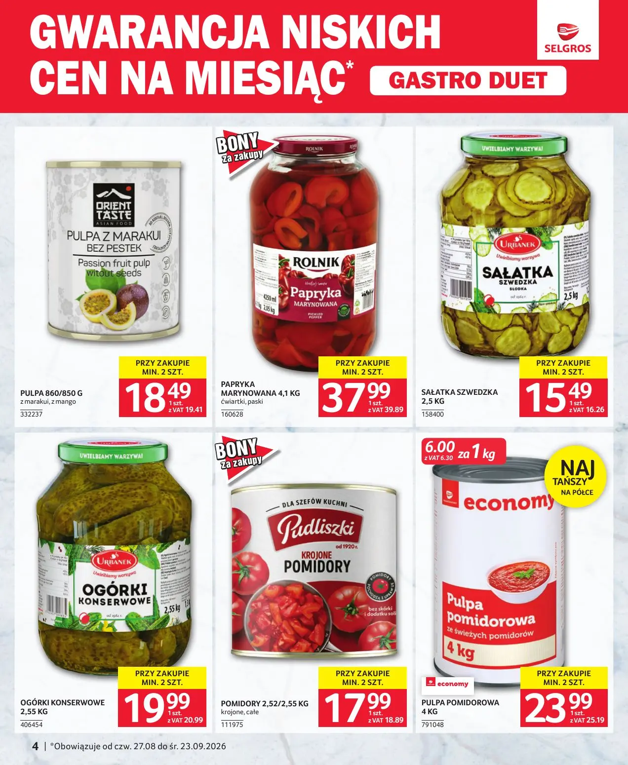 gazetka promocyjna SELGROS Gastro duet - Strona 4