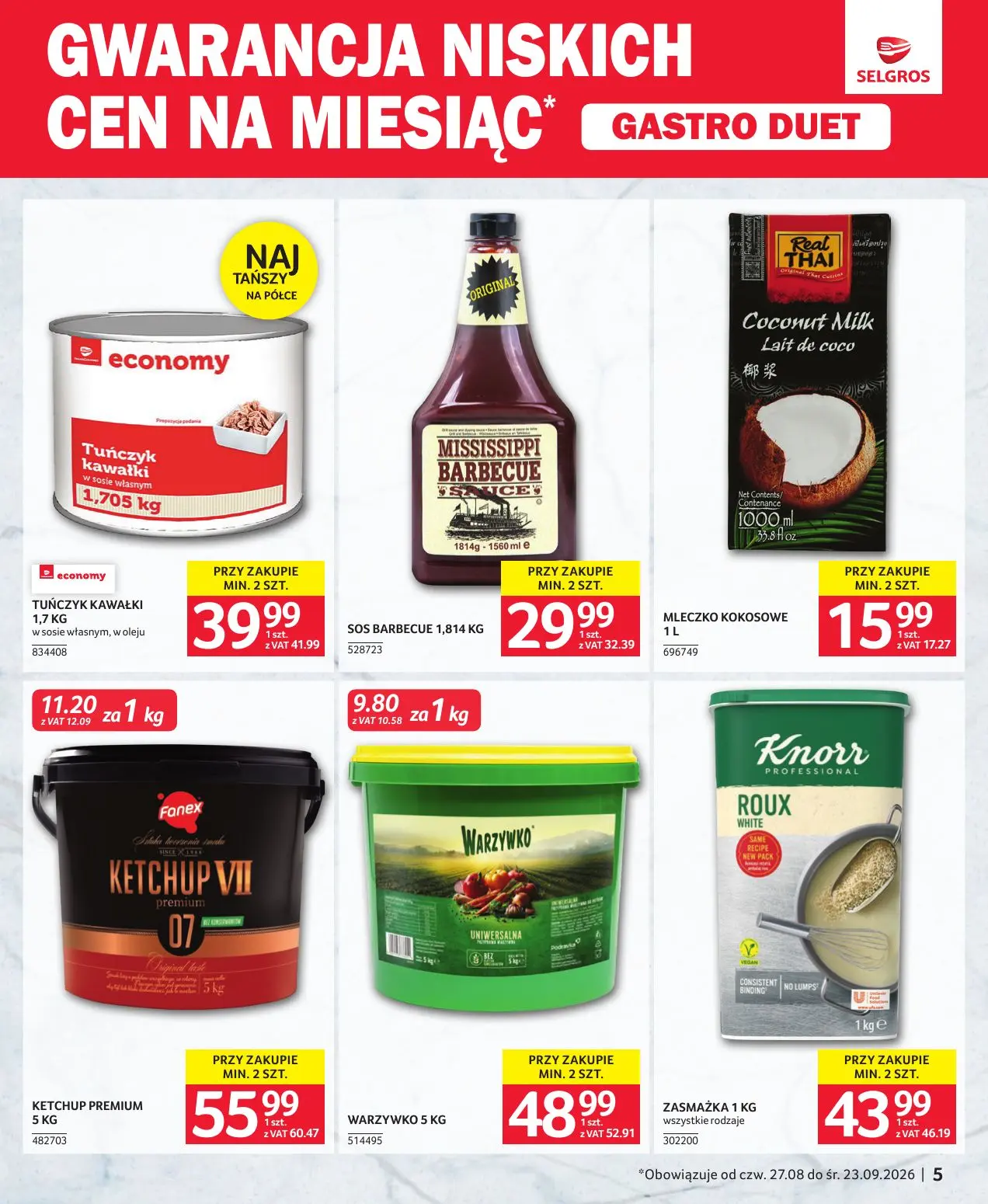 gazetka promocyjna SELGROS Gastro duet - Strona 5