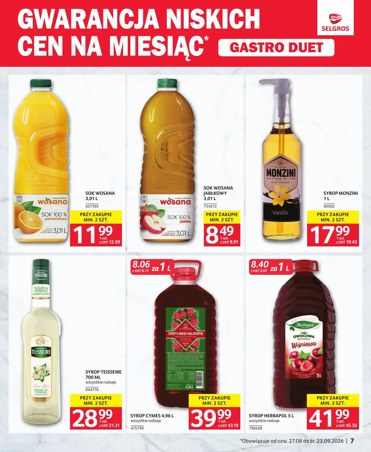 gazetka promocyjna SELGROS Gastro duet - Strona 7