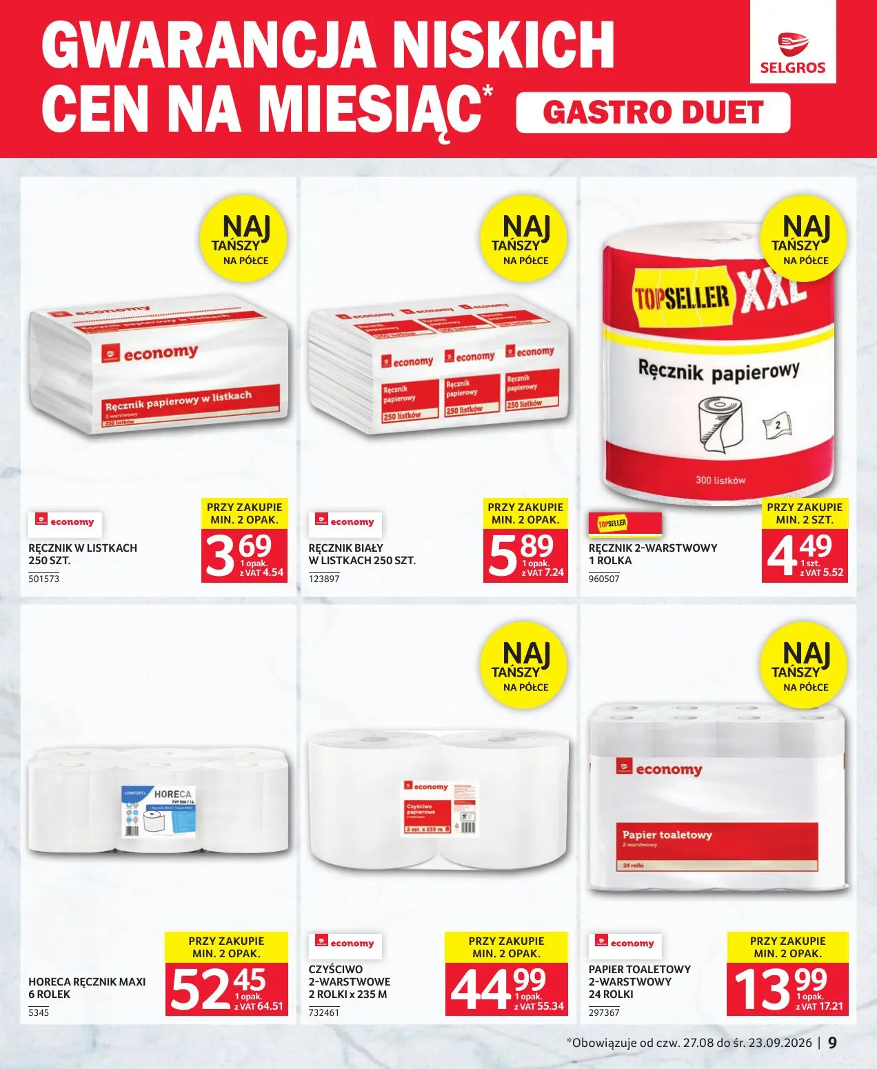 gazetka promocyjna SELGROS Gastro duet - Strona 9