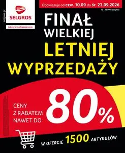 Gazetka promocyjna SELGROS, ważna od 2026-09-10 do 2026-09-23.
