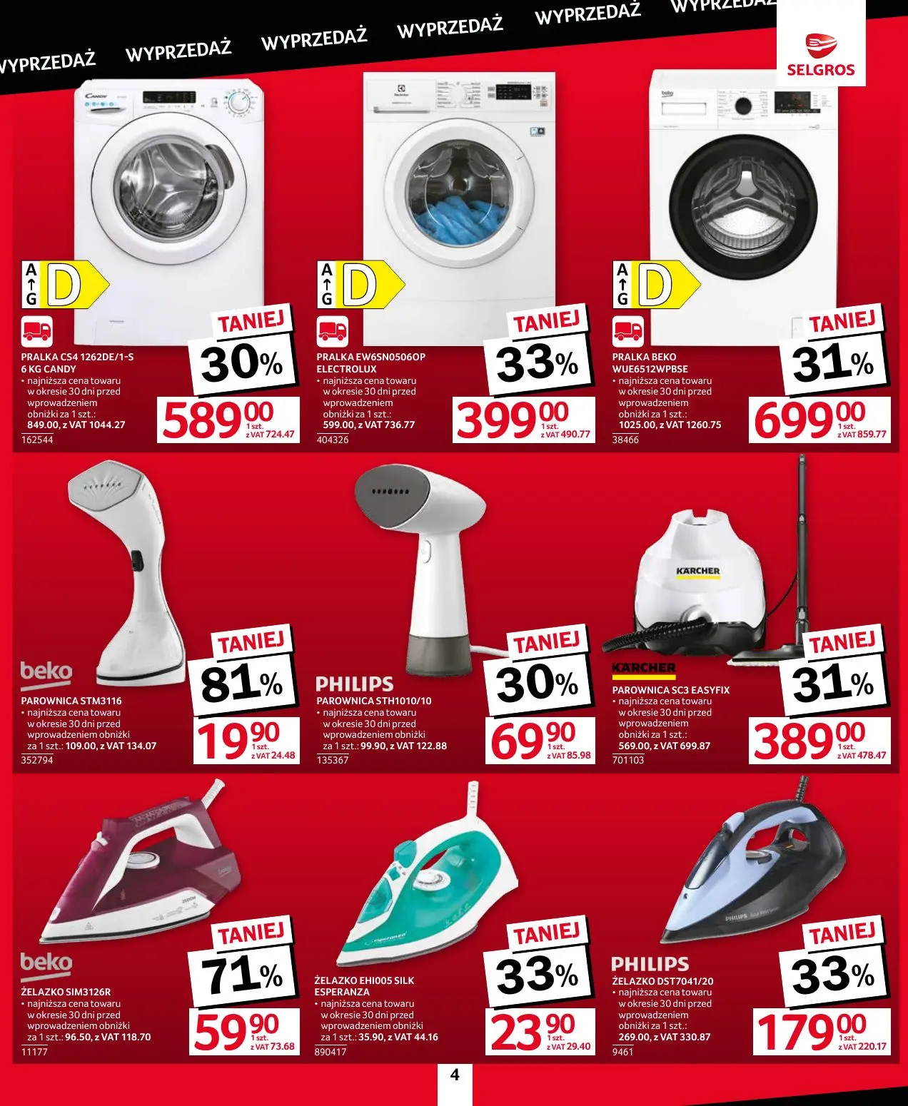 gazetka promocyjna SELGROS Totalna Wyprzedaż - Strona 4