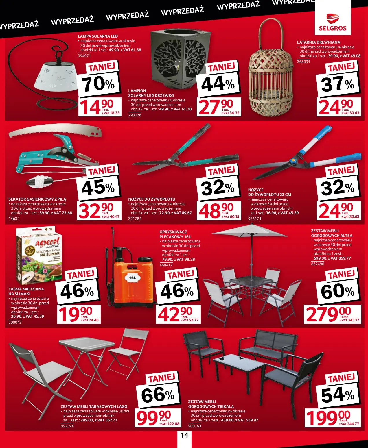 gazetka promocyjna SELGROS Totalna Wyprzedaż - Strona 14