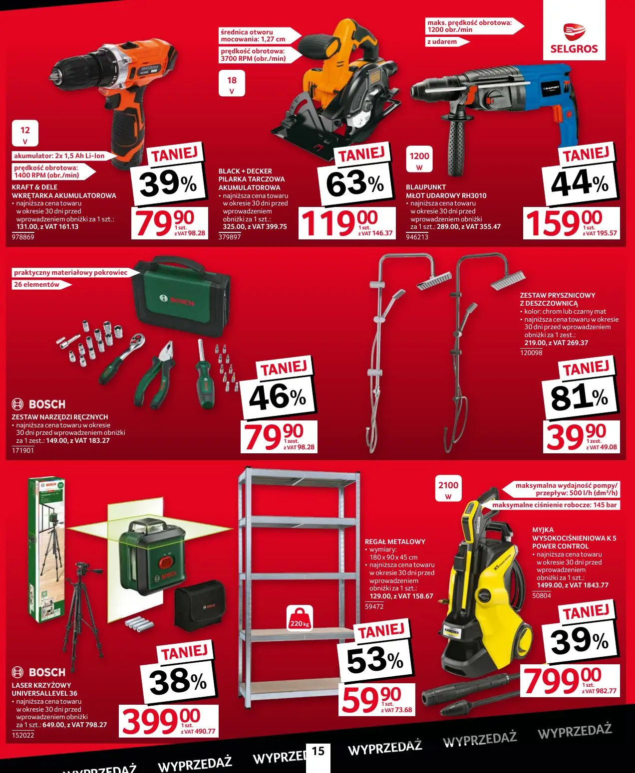 gazetka promocyjna SELGROS Totalna Wyprzedaż - Strona 15