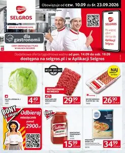 Gazetka promocyjna SELGROS, ważna od 2026-09-10 do 2026-09-23.