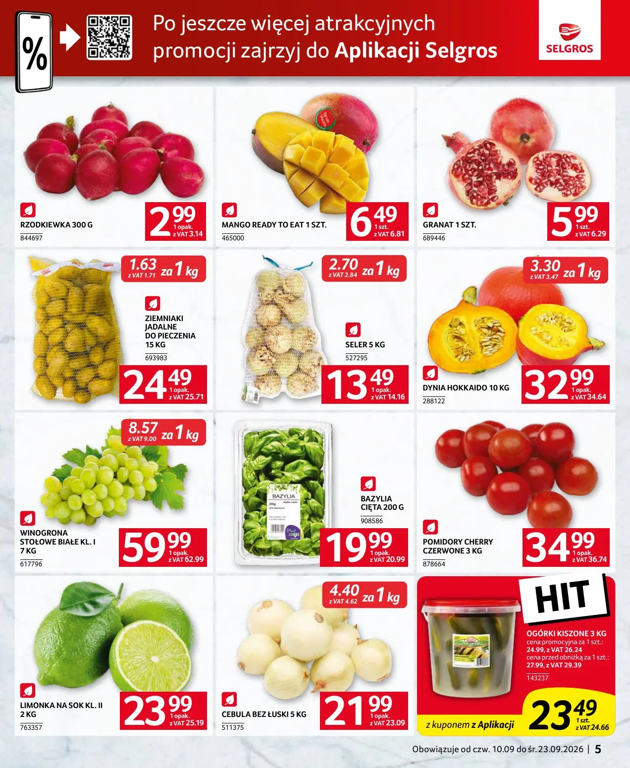 gazetka promocyjna SELGROS Oferta dla gastronomii - Strona 5