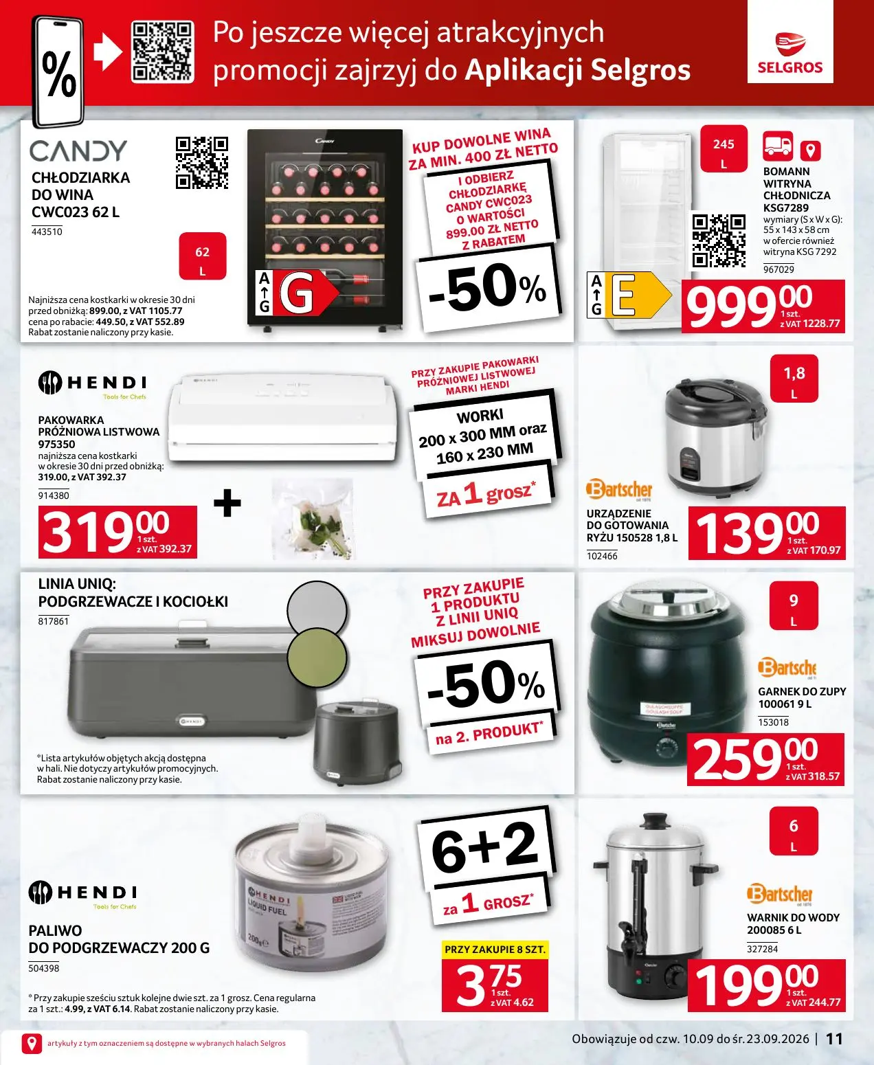gazetka promocyjna SELGROS Oferta dla gastronomii - Strona 11