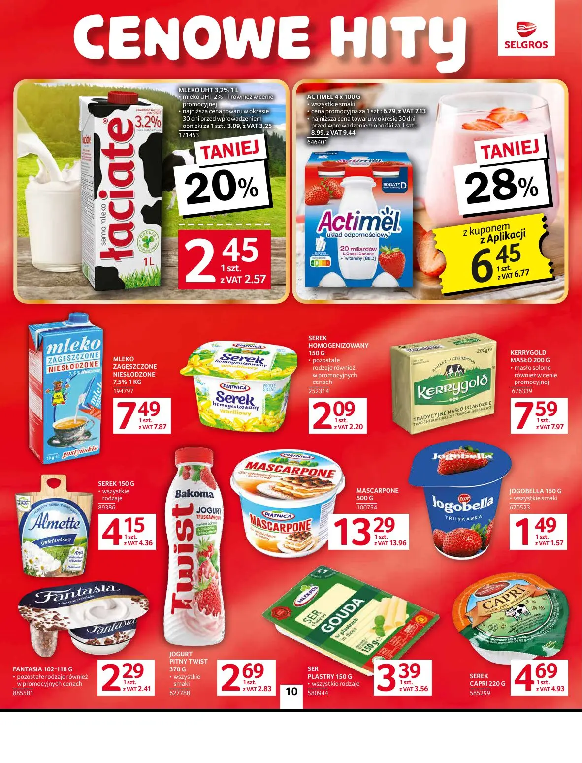 gazetka promocyjna SELGROS Oferta spożywcza - Strona 10